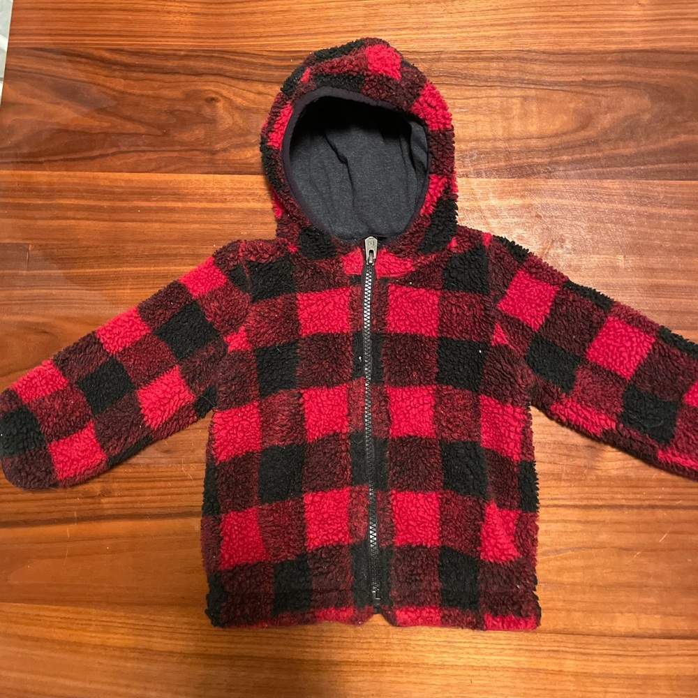 Baby Gap fleece Buffalo plaid